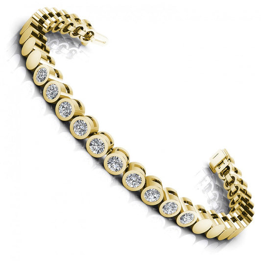 Round Diamonds 1.00CT Tennis Bracelet in 14KT White Gold