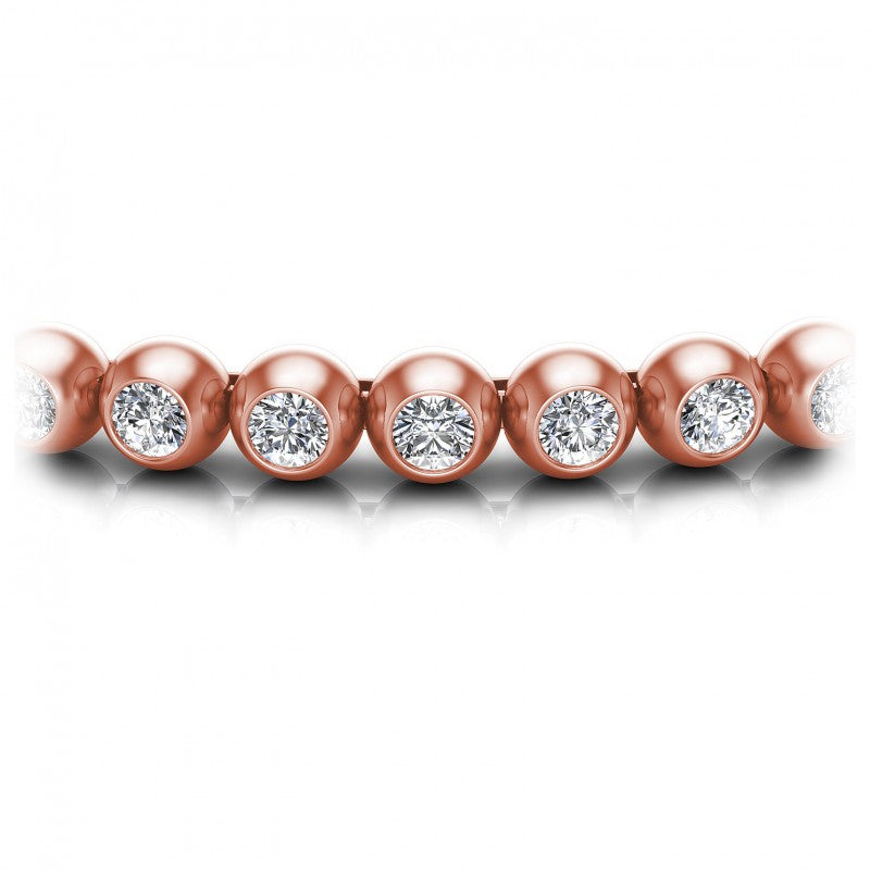 Round Diamonds 1.00CT Tennis Bracelet in 14KT Yellow Gold