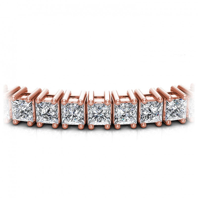 Princess Diamonds 4.00CT Tennis Bracelet in 18KT Yellow Gold