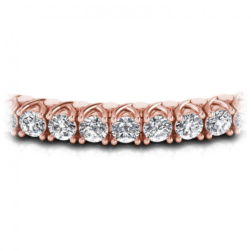 Round Diamonds 1.00CT Tennis Bracelet in 18KT Yellow Gold