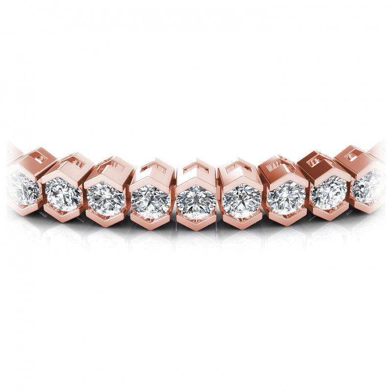 Round Diamonds 2.00CT Tennis Bracelet in 18KT Yellow Gold