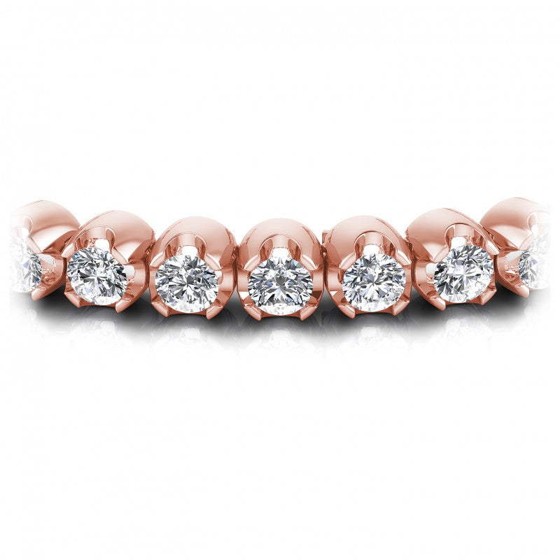 Round Diamonds 2.00CT Tennis Bracelet in 18KT Yellow Gold