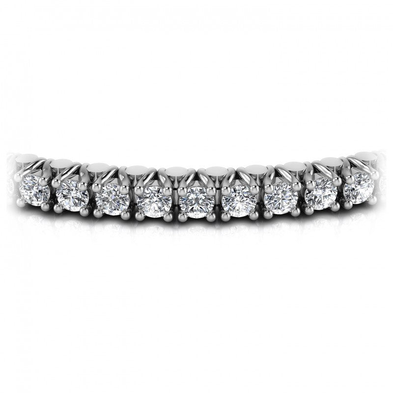 Round Diamonds 2.00CT Tennis Bracelet in 14KT Yellow Gold