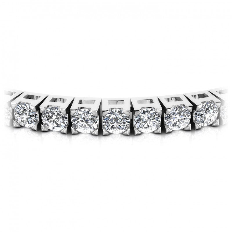 Round Diamonds 2.00CT Tennis Bracelet in 14KT Yellow Gold
