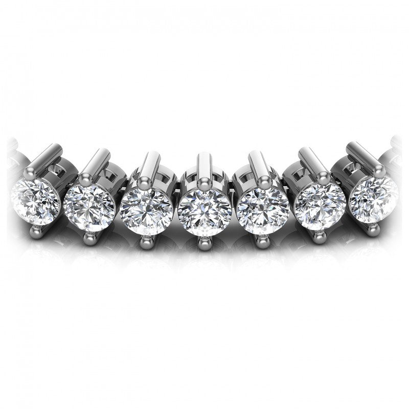 Round Cut Diamonds Tennis Bracelet in 14KT Yellow Gold