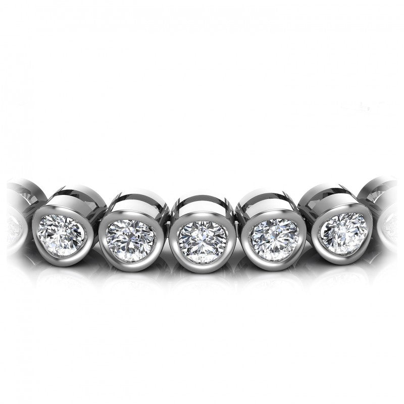 Round Diamonds 1.00CT Tennis Bracelet in 14KT Yellow Gold