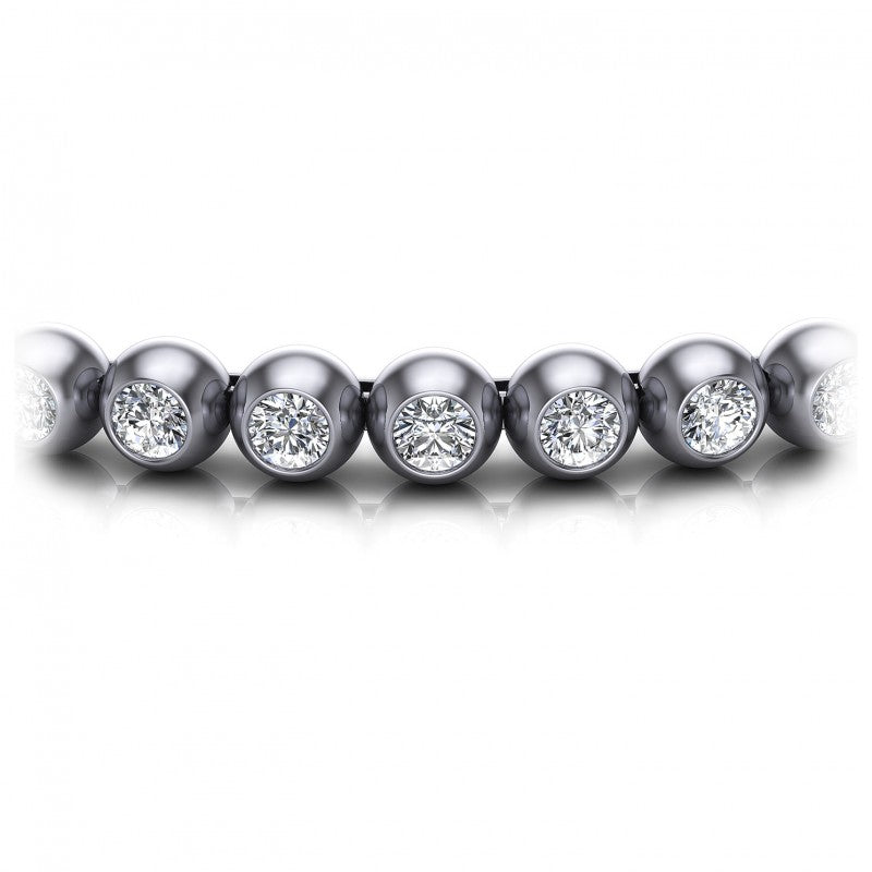 Round Diamonds 1.00CT Tennis Bracelet in 14KT Yellow Gold