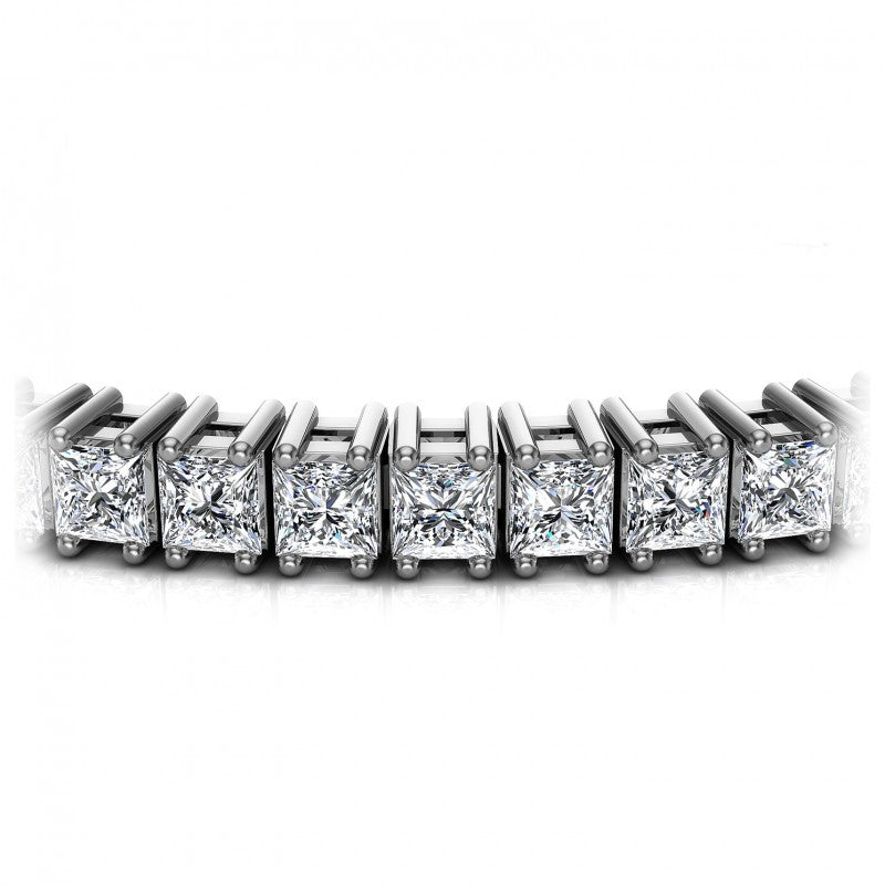 Princess Diamonds 4.00CT Tennis Bracelet in 14KT Yellow Gold