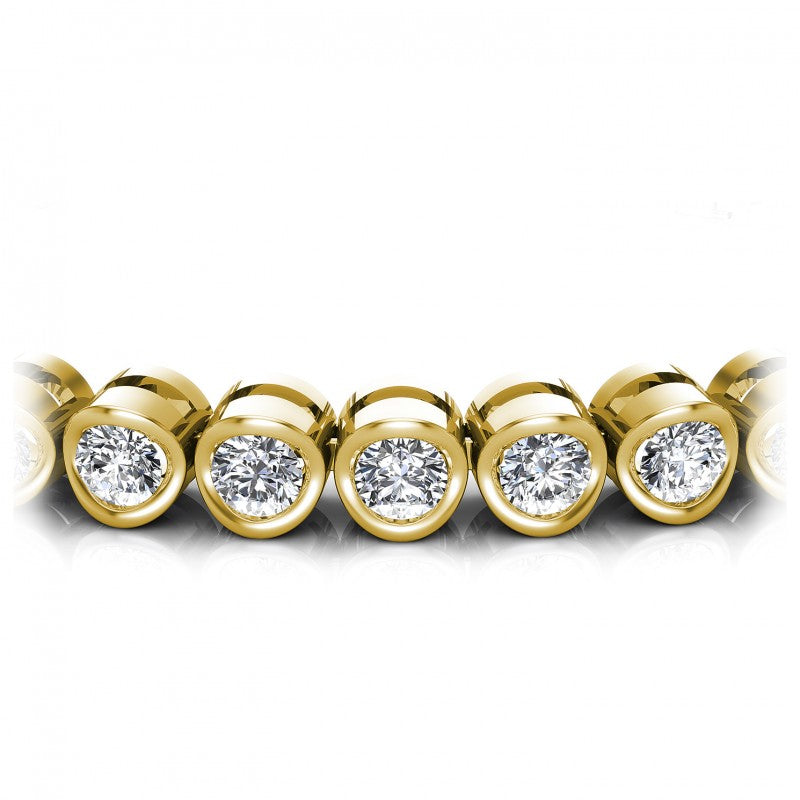 Round Diamonds 1.00CT Tennis Bracelet in 14KT Yellow Gold