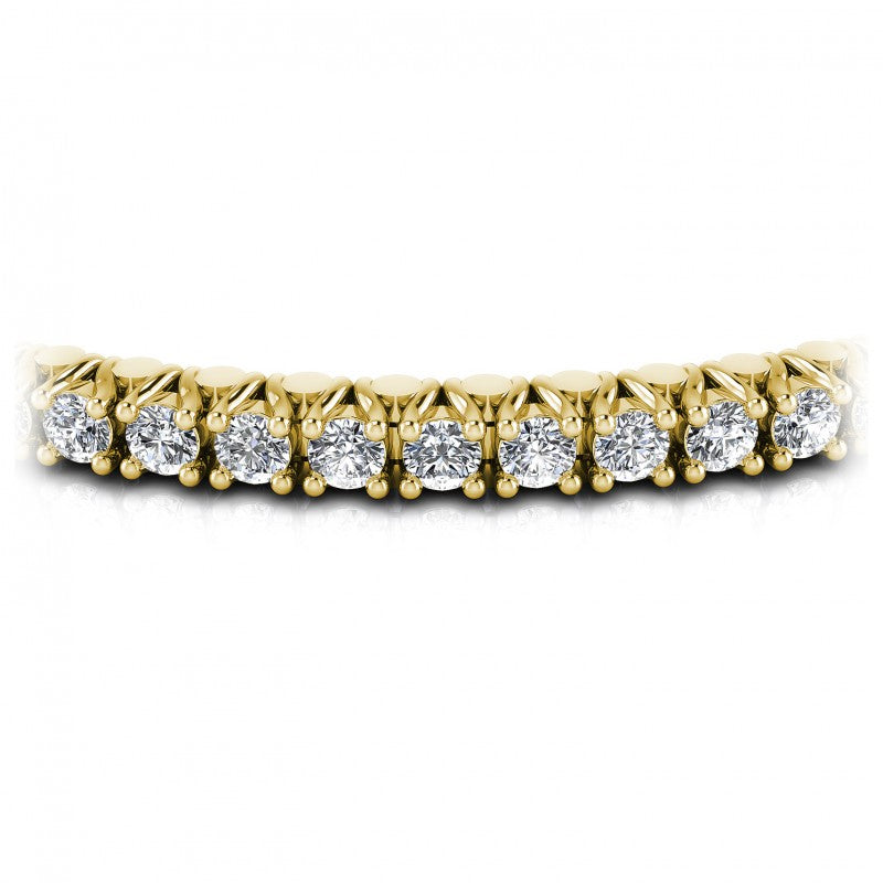 Round Diamonds 2.00CT Tennis Bracelet in 14KT Yellow Gold