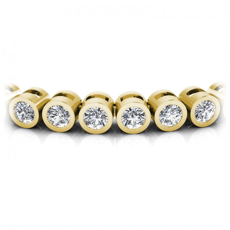 Round Diamonds 1.00CT Tennis Bracelet in 14KT Yellow Gold