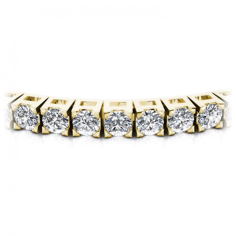 Round Diamonds 2.00CT Tennis Bracelet in 14KT Yellow Gold