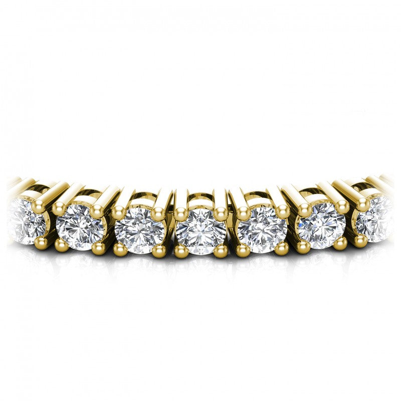Round Diamonds 2.00CT Tennis Bracelet in 14KT Yellow Gold
