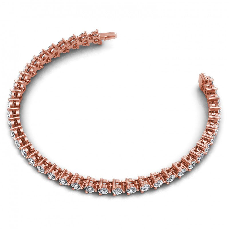 Round Diamonds 2.00CT Tennis Bracelet in 18KT Rose Gold