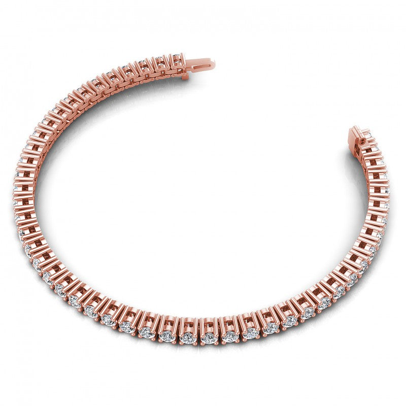 Round Diamonds 2.00CT Tennis Bracelet in 18KT Rose Gold