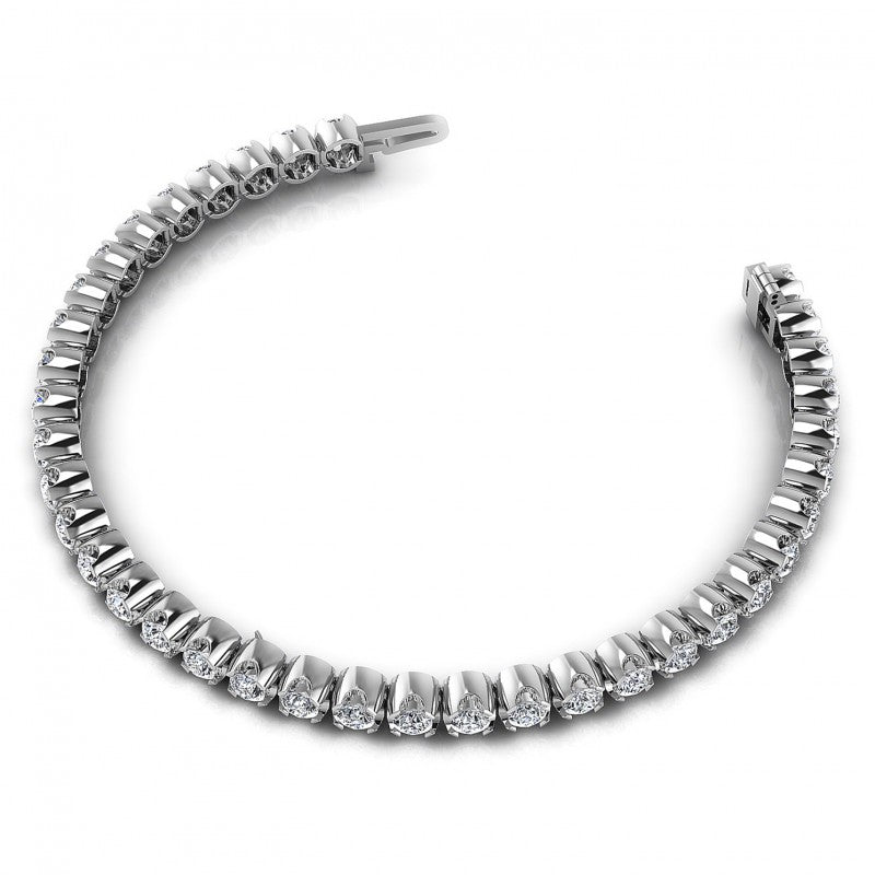 Round Diamonds 2.00CT Tennis Bracelet in 14KT Rose Gold