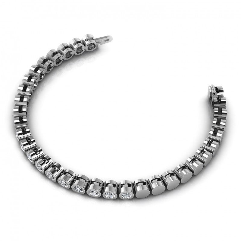 Round Diamonds 1.00CT Tennis Bracelet in 14KT Rose Gold