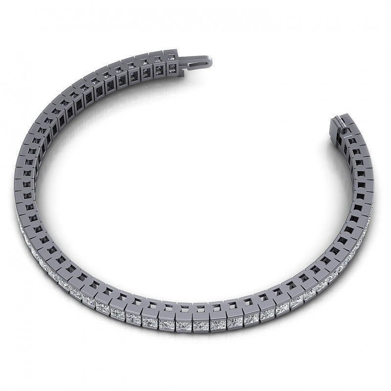 Princess Diamonds 4.00CT Tennis Bracelet in 14KT Rose Gold