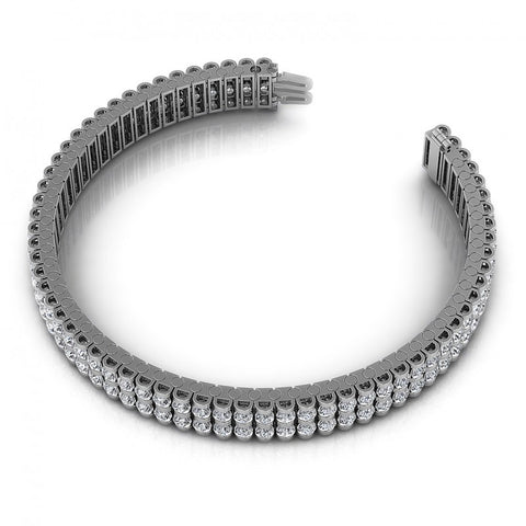 5.00CT Round Cut Diamonds Designer Diamond Bracelet