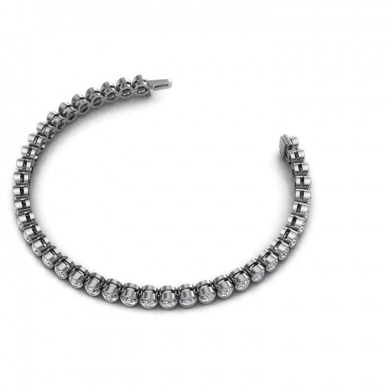 Round Diamonds 1.00CT Tennis Bracelet in 14KT Rose Gold