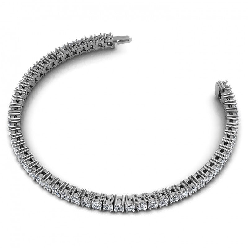 Princess Diamonds 4.00CT Tennis Bracelet in 14KT Rose Gold