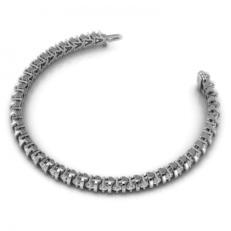 Round Diamonds 2.00CT Tennis Bracelet in 14KT Rose Gold