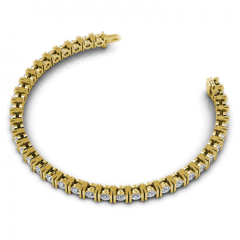Round Diamonds 3.00CT Tennis Bracelet in 14KT Rose Gold