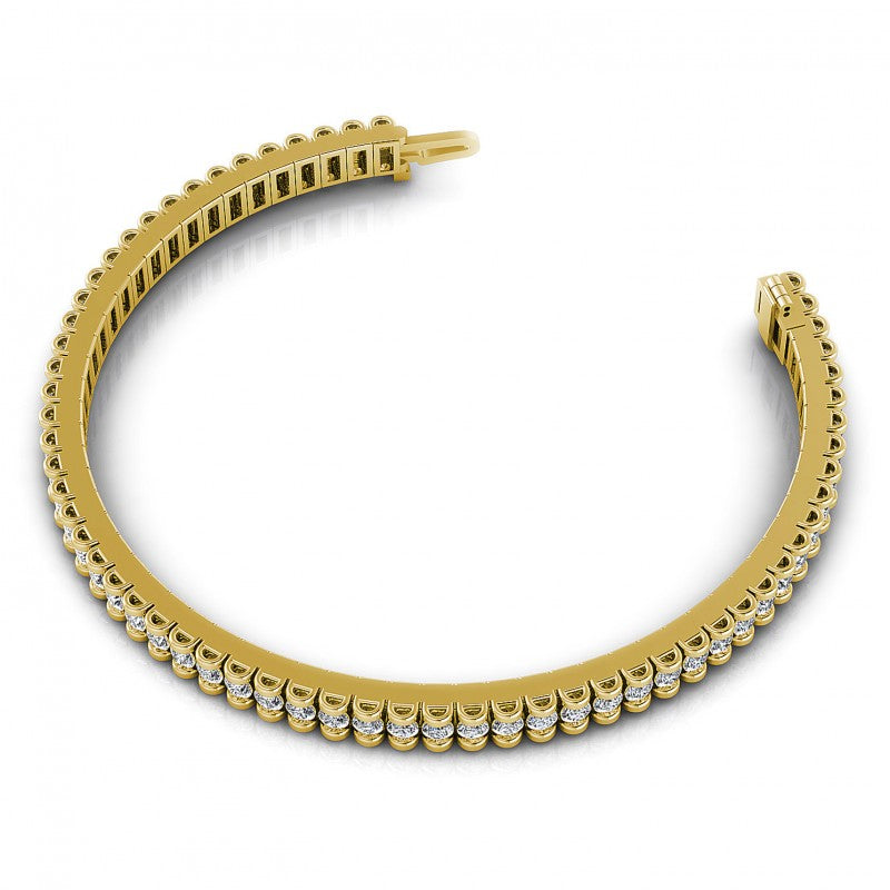 Round Diamonds 2.50CT Tennis Bracelet in 14KT Rose Gold