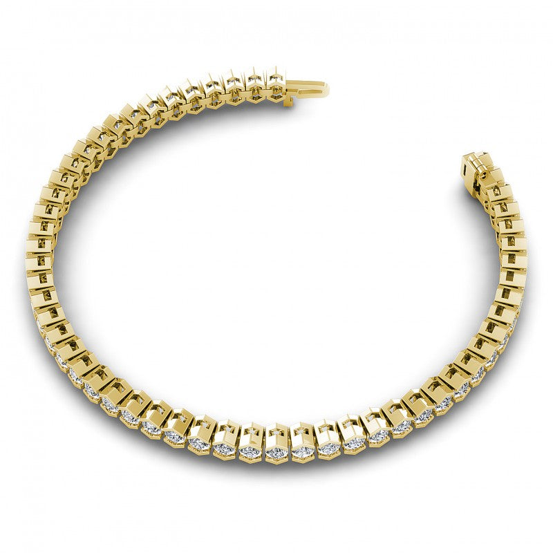 Round Diamonds 2.00CT Tennis Bracelet in 14KT Rose Gold