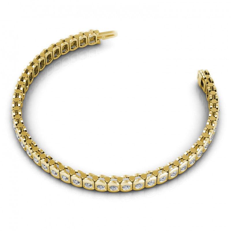 Round Diamonds 2.00CT Tennis Bracelet in 14KT Rose Gold
