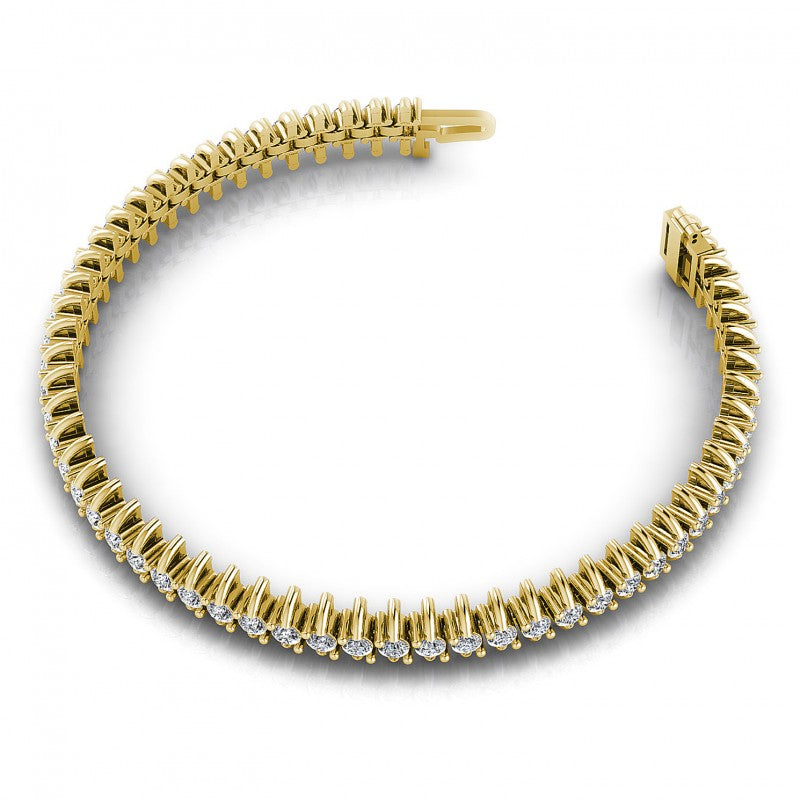 Round Diamonds 2.00CT Tennis Bracelet in 14KT Rose Gold