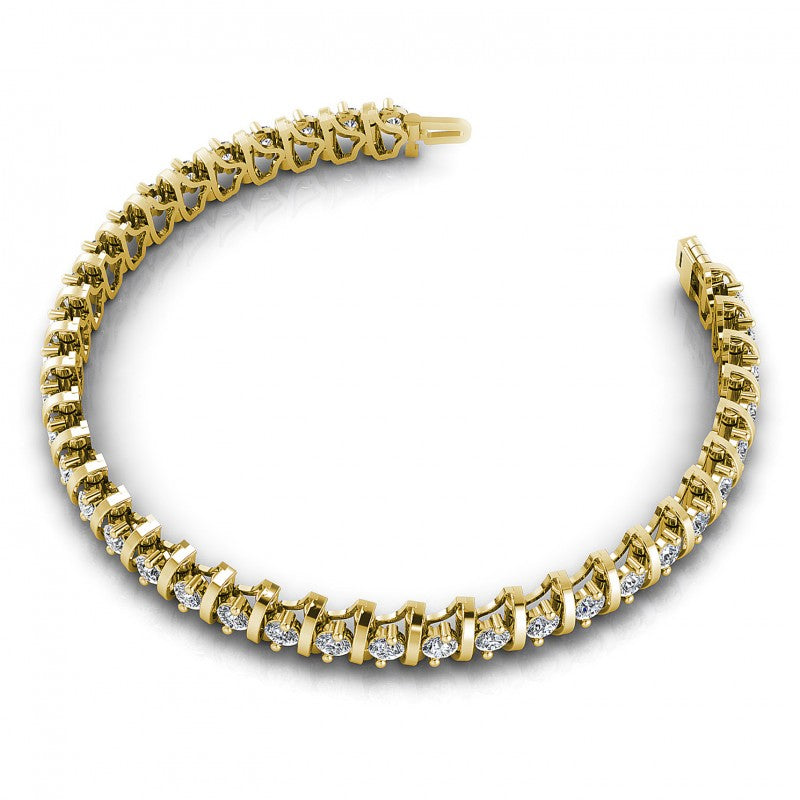 Round Diamonds 2.00CT Tennis Bracelet in 14KT Rose Gold