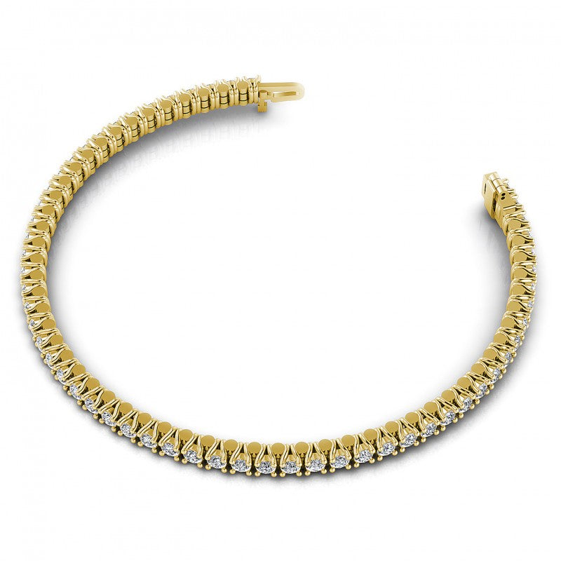 Round Diamonds 2.00CT Tennis Bracelet in 14KT Rose Gold