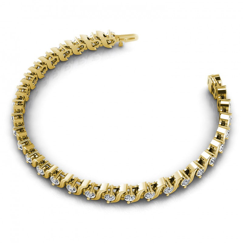 Round Diamonds 2.00CT Tennis Bracelet in 14KT Rose Gold