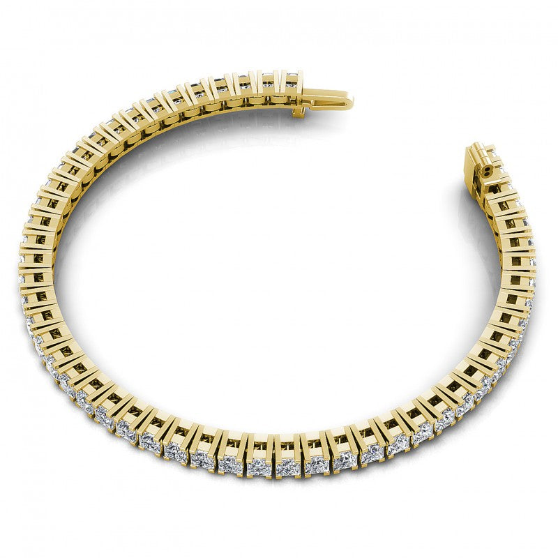 Princess Diamonds 4.00CT Tennis Bracelet in 14KT Rose Gold