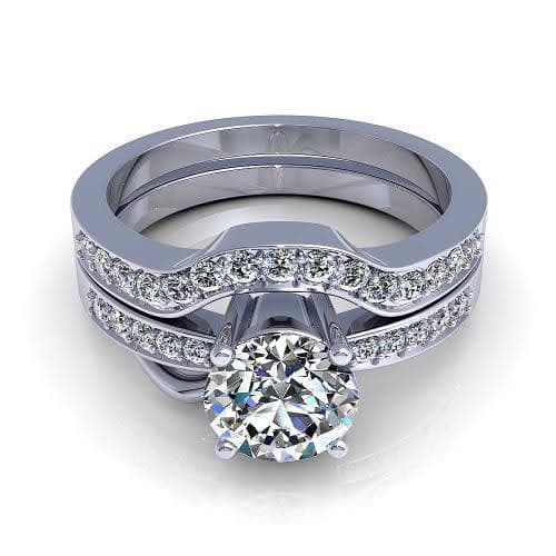 Bridal Sets 0.75-1.90CT Round Cut Diamonds