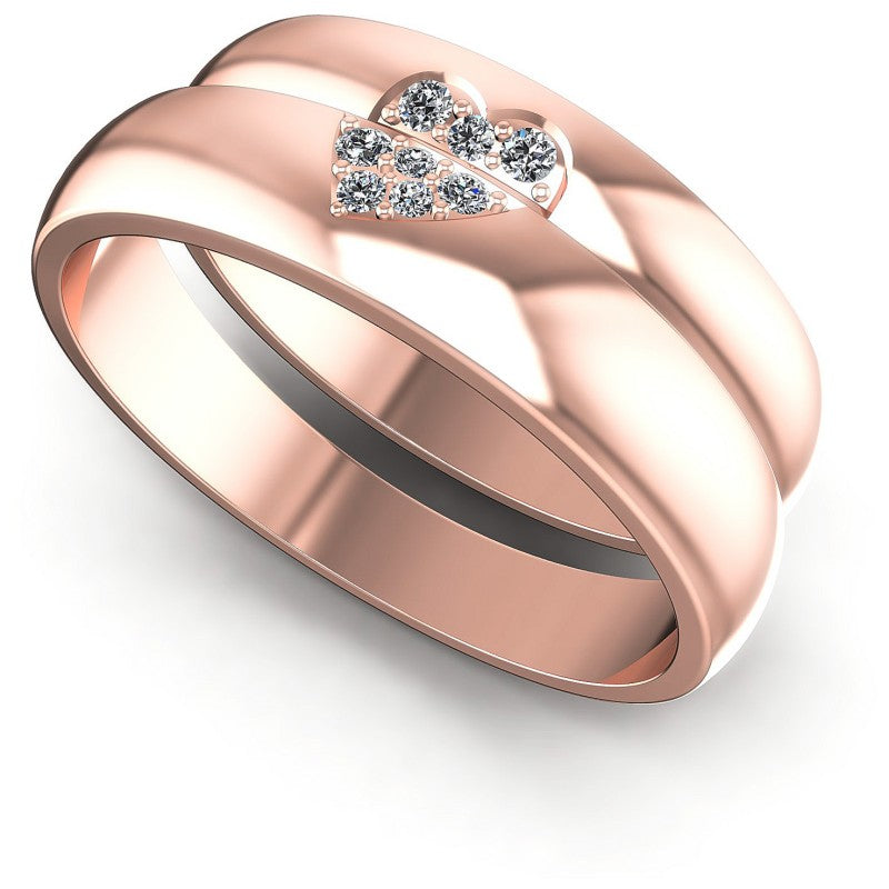Round Cut Diamonds Wedding Sets in 18KT White Gold