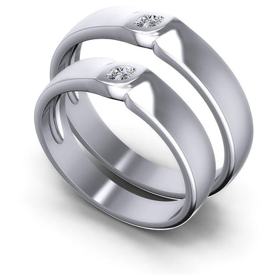 Marquise Cut Diamonds Wedding Sets in 14KT White Gold