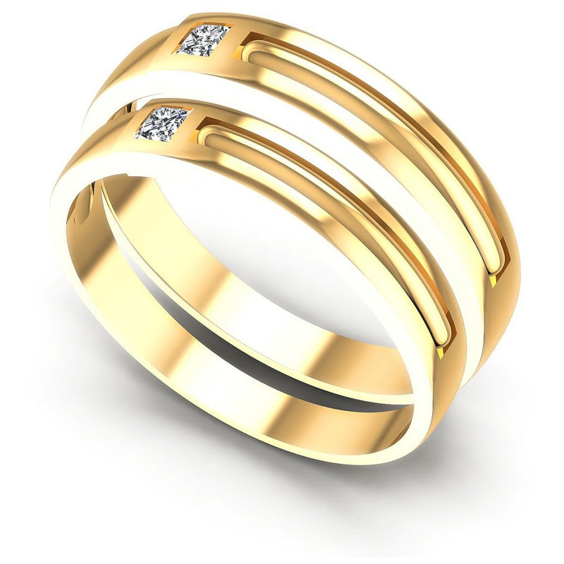 Princess Cut Diamonds Wedding Sets in 14KT White Gold