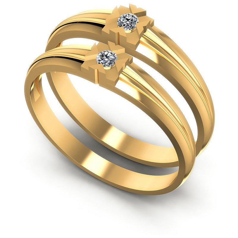 Round Cut Diamonds Wedding Sets in 14KT White Gold
