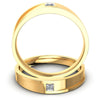 Princess Diamonds 0.15CT Wedding Sets in 14KT Yellow Gold