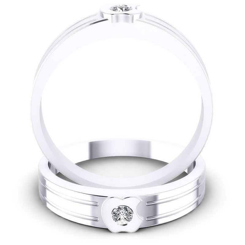 Round Cut Diamonds Wedding Sets in 14KT Yellow Gold