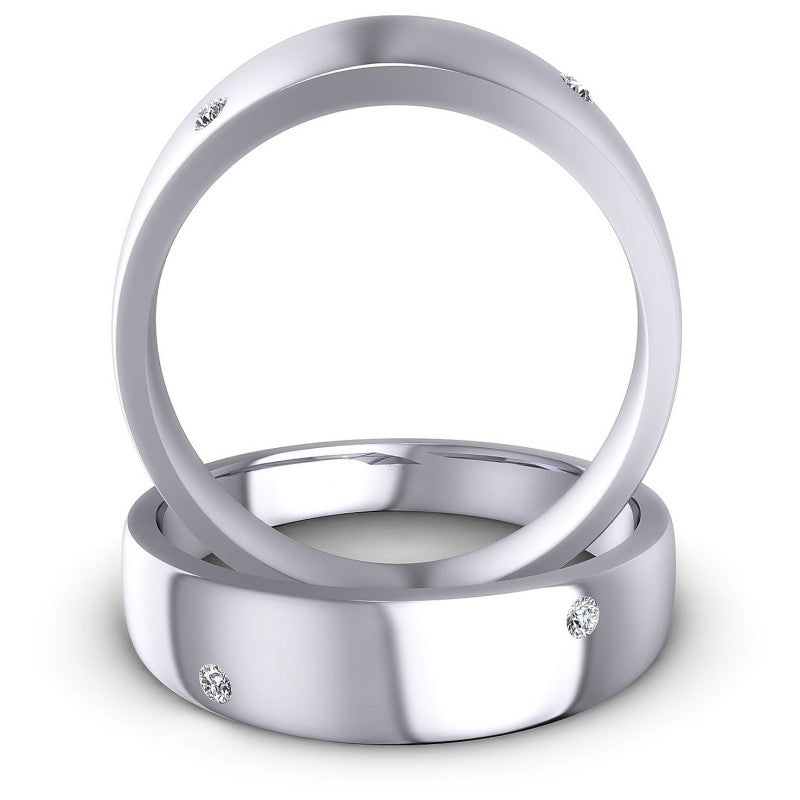 Round Cut Diamonds Wedding Sets in 14KT Yellow Gold