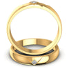 Princess Cut Diamonds Wedding Sets in 14KT Yellow Gold