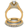 Round Diamonds 1.20CT Bridal Set in 14KT Yellow Gold