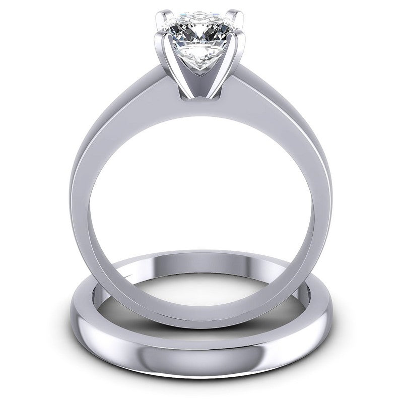 Cushion Cut Diamonds Bridal Set in 14KT Yellow Gold