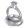 Round Diamonds 1.10CT Bridal Set in 14KT Rose Gold