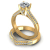 Round Diamonds 1.10CT Bridal Set in 14KT Rose Gold