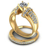 Round Diamonds 1.20CT Bridal Set in 14KT Rose Gold