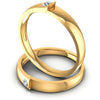 Round Cut Diamonds Wedding Sets in 14KT Rose Gold